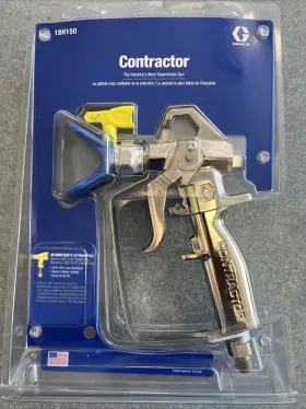 18h150 Graco Contractor Spray Gun. Genuine Graco. With New Lp Tip