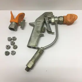208663 Graco Silver Gun Paint Sprayer B2g 5000 Psi 345 Bar With Spray Tips