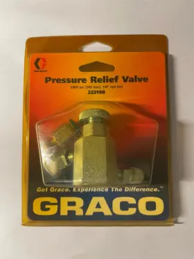 222198 Graco New Sealed Pressure Relief Valve