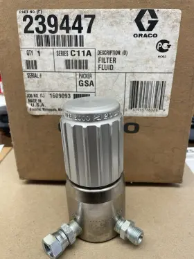 239447 Graco Fluid Outlet Filter 3000 Psi For Airpless Paint Spray Pump New Oem