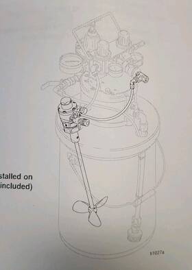 Graco 245081 Stainless Steel 5 Gallon Bucket Agitator For Triton 308 Package