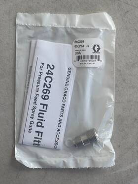 Graco 24c269 Fluid Fitting For Pressure Feed Spray Guns Genuine Oem Part