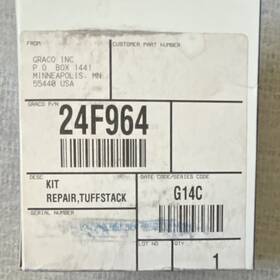 Graco 24f964 Tuffstack Repair Kit Genuine Parts