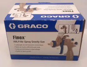 24j603 Graco Finex Hvlp Air Spray Gravity Gun Conventional Side Cup Part #