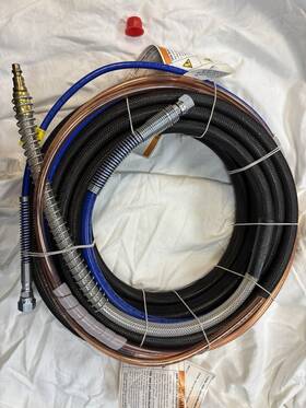 Graco 24u578 Super Flex Fluid And Air Hose 25 Foot For Assist System