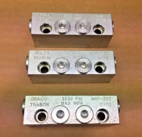 Msp-20t Graco 562723 Modular Divider Valve 3500 Psi Mwp Set Of 3 New No Box
