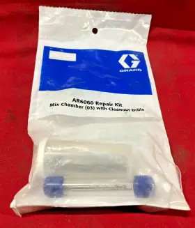 Ar6060 Graco Repair Kit Mix Chamber 03 With Cleanout Drills