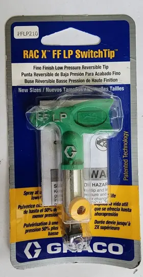 Fflp210 Graco Oem#fflp210 Fine Finish Low Pressure Rac X Switchtip New Sealed