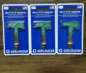 Fft208 Graco Rac X Fflp Switchtip Fine Finish Low Pressure Spray Tip 210 Reversible