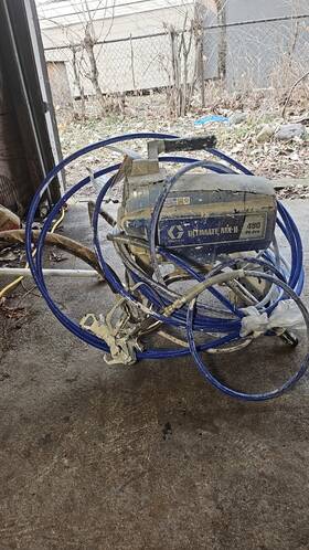 Graco G17e-853 Ultra Max Ii 490 Pc Pro Airless Paint Sprayer Cart Hose Spray Gun