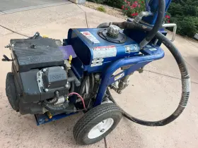 Gh733 Graco Electric Start Gas Hydraulic Sprayer Paint Roof Rig