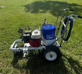 Gm3500 Graco Linelazer 2 Guns Parking Line Striper Paint Spray Machine 4499 Obo