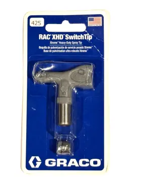Xhd425 Graco Airless Paint Spray Gun Tip 0.025in 7250 Psi 8-10 Inch Fan