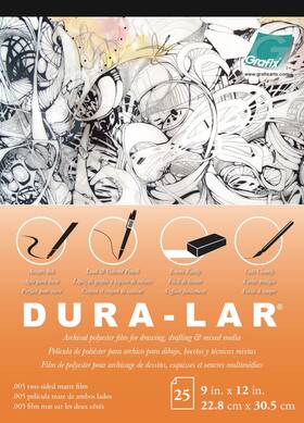 Grafix P05dm0912 Dura-lar 0.005 Inch Film Matte Translucent 9 X12 X0.005 .005