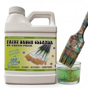 Green Piece 22630 Paint Brush Cleaner And Restorer 100% Natural Small