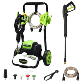 5124102 Greenworks 1800 Psi 1.2 Gpm Pressure Washer Open Frame Pwma 1800psi