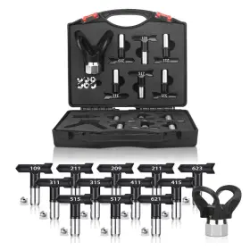 B0cyzbptyn Grogr 14 Pcs Airless Sprayer Tips Paint Tip Guard And Black Storage Cas