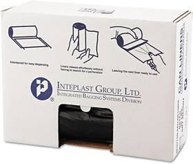 Group 445057119184 60 Gallon High Density Can Liner In Black