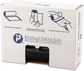 Group 445057119184 60 Gallon High Density Can Liner In Black Group 445057119184 60 Gallon High Density Can Liner In Black