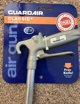 75xt012aa Guardair Xtra Thrust Safety Air Blow Gun Osha Compliant 12-inch