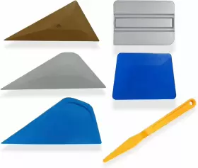 Gwei-345 Gweitool Window Tint Tools 6 In 1 Squeegee Plastic Vinyl For