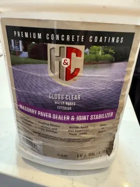 70.000022 H&c Masonry Paver Sealer And Joint Stabilizer Gloss Clear