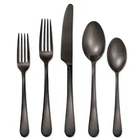 Sfb30m05sn Hampton Forge Mirabella Satin Gunmetal Titanium 18/0 5pc 0.80 Lb Metallic