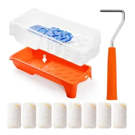 2mtk15p Hanjkinz Paint Roller Kit 2 Inch 15 Pack Light Orange