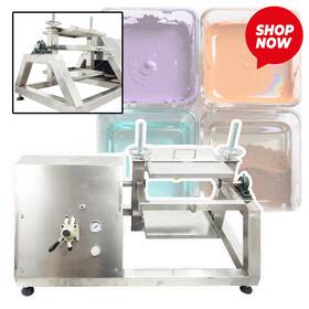 Haywhnkn 220541a 10 - 20l 360 Rotating Pneumatic Paint Mixer Air Comperssor W Hand Plate Valve