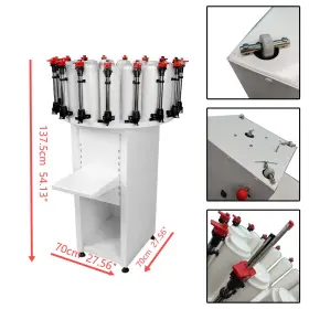 300444a Haywhnkn Manual Paint Colorant Dispenser 14 Canister Base Mixing For Water Oily Colorants