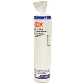 Hdx 445030276248 10 Ft. X 25 Clear 3.5 Mil Plastic Sheeting