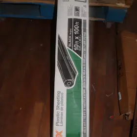 748145 Hdx Plastic Sheeting 6 Mil Black 10 Ft. X 100