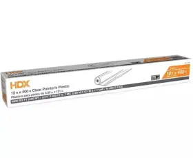 Cfhd00712-400c Hdx 12 Ft. X 400 Clear 0.7 Mil. Plastic Sheeting 4800 Sq Ft Painters