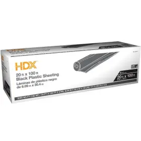 Cfhd0620b Hdx 100 Ft. 6 Mil Construction Plastic Sheeting Recycled Polyethylene Heavy Duty
