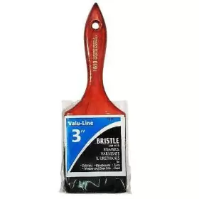 Pb-832-3 Herold-partco Mfg. 9734 Valu-line 3 Inch Flat Black Chinese Bristle Brush Qty. 12 Per Box