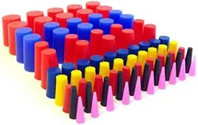 High Temp Masking Supply 691161582421 160pc Silicone Rubber End Cap And Tapered Stopper Plug Assortment Kit