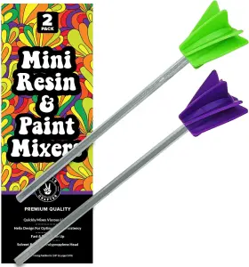 Hippie Crafter 445003396300 Art Resin Mixer Drill Attachment Epoxy And Paint Stirrers For Mud