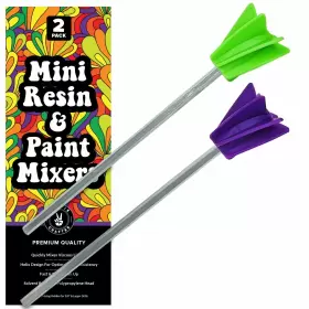 Hippie Crafter 850023180636 Art Resin Mixer Epoxy And Paint Drill Attachment Stirrers F
