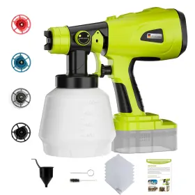 B0cm3jbk1l Histely Ryobi One 18v Cordless Paint Sprayer Handheld Spray Gun 1000ml Container