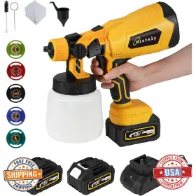 B0dksls11p Histely Cordless Paint Sprayer For House Painting With 2pcs 4.0ah Batteries Hvlp Spray