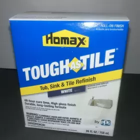 720773 Homax 3158 Tough As Tile Epoxy Enamel Brush On Paint White