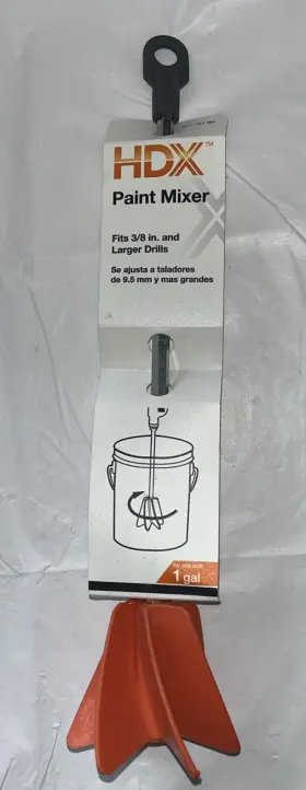 Home Depot 037064140311 Hdx Paint Mixer 1 Gallon Mixing Stirrer Tool For Electric Drill Wand Paddle
