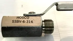 Ssbv-6t-6-316 Hosco Ssbv-6-316 Ball Valve Ssbv-6-316/ssbv-6t-6-316 Brand New
