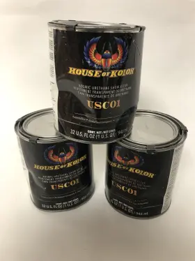 Hok-usc01.q01 House Of Kolor Show Klear Kosmic Urethane - 1 Quart 3 Pack