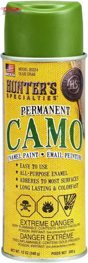 Hs-00324 Hunters Specialties Camo Spray Paint - Non-reflective Finish Water Resistant Fas