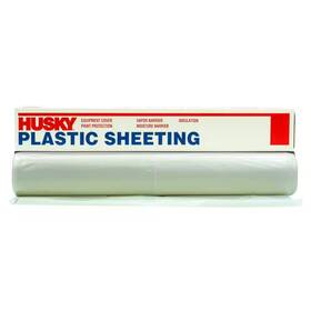 Husky 313027135168 Cf0610-50c Polyethylene Opaque Plastic 6 Mil. Sheeting 10 X 50 Ft