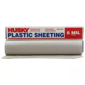 Husky 313095941920 9 Ft. X 100 Clear 6 Mil Plastic Sheeting