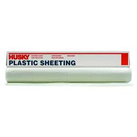 Husky 726084219700 12 Ft. X 50 Clear 6 Mil Plastic Sheeting