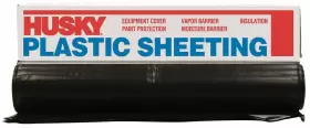 Cf0408b Husky 741114124571 4ml Plastic Sheeting 8ft X 100ft Black