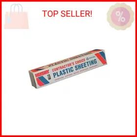 Cf0608c Husky Poly America 8-feet X 100-feet 6 Mil Clear Film